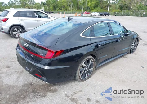 2021 Hyundai Sonata Sel Plus z USA, uszkodzony, nr VIN 5NPEJ4J27MH076866